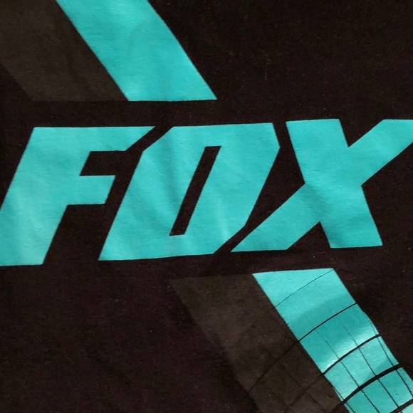 Fox Racing men's  t-shirt with a teal graphic - Picture 3 of 6